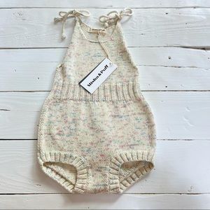 Misha & Puff Tie Romper - Faded Space Dye